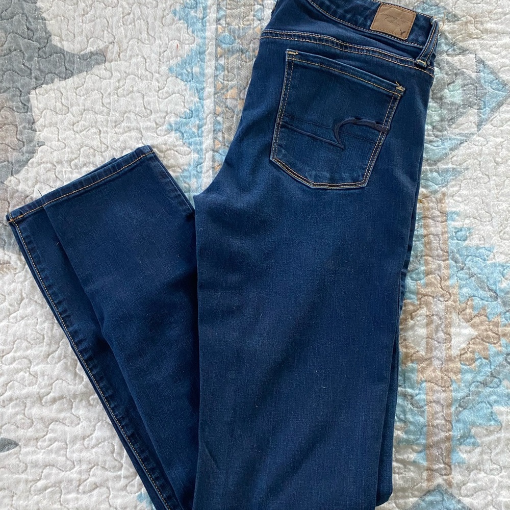 American Eagle low rise skinny jeans